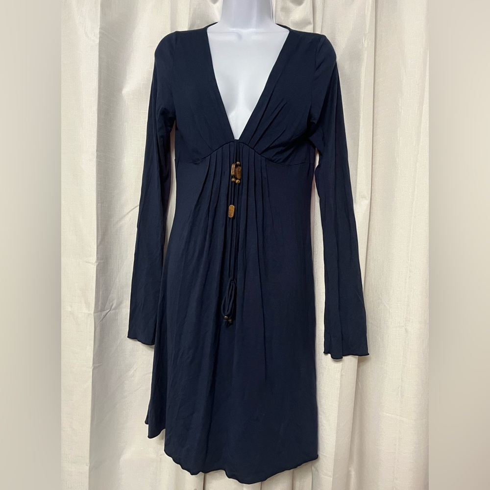 Michelle Jonas Women’s Navy Blue Dress Size Large EUC